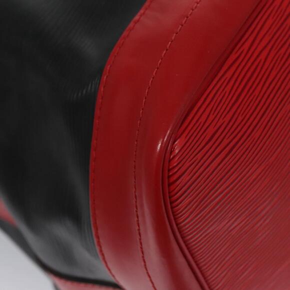 LOUIS VUITTON Epi Noe Shoulder Bag Bicolor Black Red M44017 - Picture 12 of 16